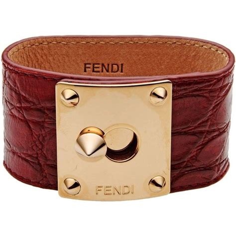 leather reversible bracelets from fendi|Fendi designer bracelets.